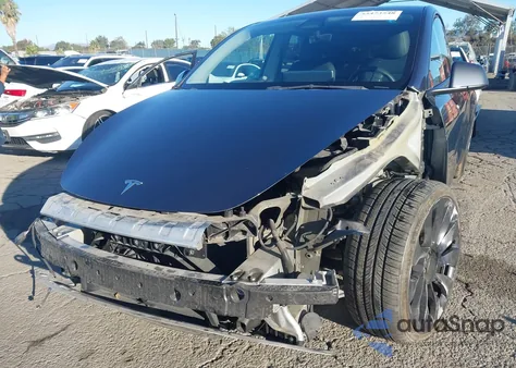 2022 Tesla Model Y Performance Dual Motor All-Wheel Drive из США, поврежденный, VIN 7SAYGDEF3NF405901